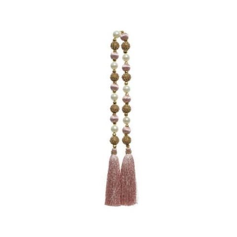 GHIRLANDA PERLESTRASS BLUSH PINK 77CM